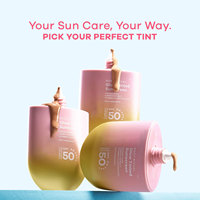 Crème solaire OEM à large spectre UVA/UVB, teintée, SPF 50 PA ++++, avec vitamine C
