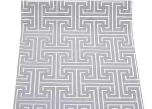 중국 3D 기하학적 벽지, 거실 TV 배경 및 침실을 위한 두꺼운 사슴 가죽 패턴 부직포 벽지 - Product Image 3