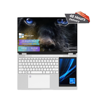 Win11 laptop komputer layar ganda, laptop murah baru 15.6 + 7 inci N150 Quad Core 4 DDR4 16GB SSD 256GB