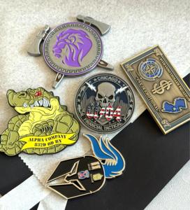 Miễn Phí Mock up Biểu Tượng Tùy Chỉnh Mạ Vàng Kim Loại Tiền Xu Mềm Men Thách Thức Tiền Xu Kim Cương Cạnh Có Âm Nhạc Động Vật Chủ Đề Thời Trang - Product Image 6