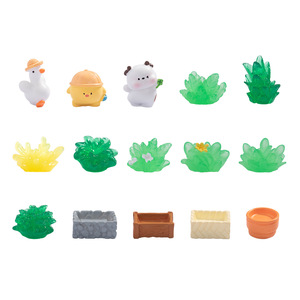 Dp Miniature Garden <b>Ornaments</b> Resin Cartoon Animals Cow Chick Decor Home Craft Supplies - Product Image 4