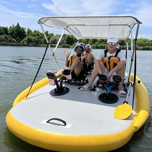 Accessoire de paddleboard <span class=keywords><strong>gonflable</strong></span> Yak Outdoors avec construction en PVC pliable pour la pêche en lacs et rivières - Product Image 2