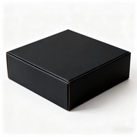 Conception gratuite BASSE quantité minimale de commande logo imprimé personnalisé couleur noire cosmétique parfum rouge à lèvres carton ondulé boîtes d'emballage postales