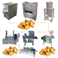 Direct van de fabriek: kipnuggets, bulk groothandel, diepvries, paneermeel, commercieel