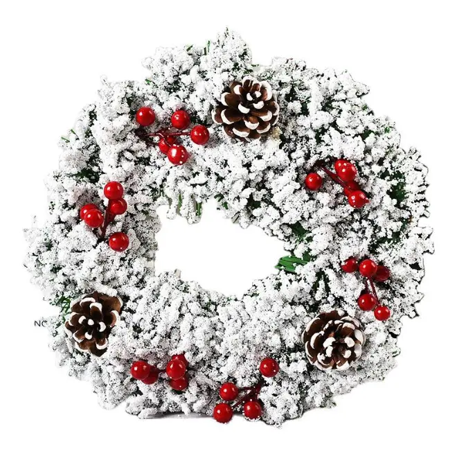 Factory Direct Sell Xmas Garlands&Wreath Decor Christmas Wreath