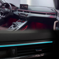 Éclairage ambiant dynamique LED 64 couleurs de haute qualité ZX 12V pour la décoration intérieure des Audi A5 deux portes 2017-2024