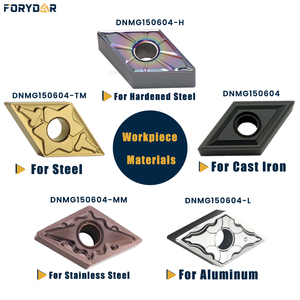 Bên ngoài chuyển công cụ lớp phủ OEM tùy chỉnh tiện quay chèn <span class=keywords><strong>dnmg</strong></span> 150404/08 cho máy tiện chèn cho thép không gỉ - Product Image 4