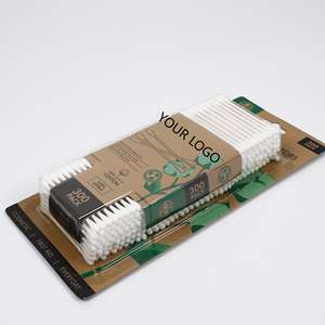 Coton-tige désinfectant OEM avec LOGO personnalisé Coton-tige à usage unique Outils de maquillage - Product Image 1