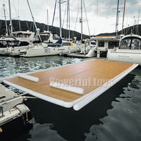 Quai flottant gonflable Offre Spéciale plate-forme de loisirs aquatiques, Jet Ski Yacht DWF Docks de bateau flottant Flotteurs d'île