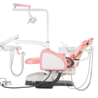 Fauteuil dentaire ergonomique et confortable pour jeunes et professionnels, avec position synchronisée intégrale, modèle TS-6830 LADY PINK