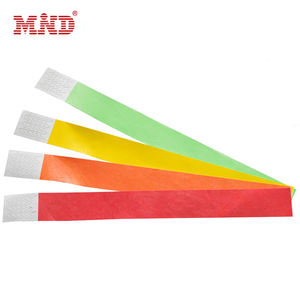 UHF <span class=keywords><strong>RFID</strong></span> sekali pakai kertas gelang Tag untuk tempat indah konser Rumah Sakit menampilkan kode unik - Product Image 4