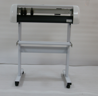 Fábrica 28 ''Modelo lujoso de HE720 Plotter de corte de pegatinas de gráfico de vinilo de contorno semiautomático Hecho en China