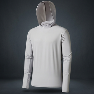 เสื้อตกปลาสำหรับผู้ชาย UPF 50 พิมพ์ลาย แขนยาว ระบายอากาศได้ดี ผ้ายืด/โพลีเอสเตอร์ 180 กรัม ราคาขายส่ง รับผลิตตามแบบ OEM เสื้อตกปลาผู้ชายแบบสั่งทำ - Product Image 3