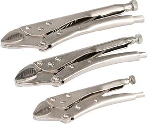 Tay Cầm Mềm 3 Mảnh Vice Grip 5 "6.5" Mũi Dài Hàm Thẳng 7 "10" Hàm Cong Bằng Thép Carbon Kẹp Vise Grip Bộ Kìm Khóa - Product Image 4