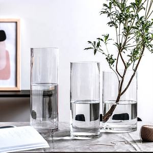 Vaso de Flor de Vidro Personalizado com Logo em Diferentes Tamanhos para Decoração de Mesa em Casa - Product Image 5