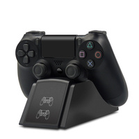 Support de chargeur double avec station de charge rapide et indicateur d'état Étui de manette de jeu pour PS4 pour PS4 Slim et pour PS4 Pro-Essential Game Acc