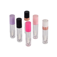 Vente en gros de luxe personnalisé pour brillant à lèvres clair Tubes vides Design carré rose unique avec un style simple pour emballage personnalisé