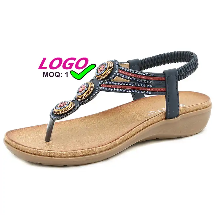 Dropship 2022 New Summer Sandals Women Flat Thong Woman Flip Flops