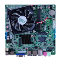 DDR4 Mini ITX Motherboard 1150 QM1100C Skylake 6th Kabylake 7th Gen CPU prosesor dengan 1LAN 10USB M.2 4K untuk kios