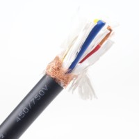 Câble personnalisé en cuivre massif isolé en PVC, fil flexible pour applications industrielles et automobiles, 450V 5*4 mm