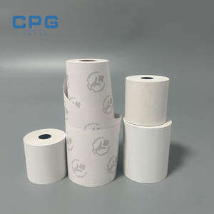 Rouleaux de papier thermique de qualité supérieure, taille personnalisée 57x45mm, faible poussière pour la logistique, l'entrepôt et la gestion des stocks POS - Product Image 1