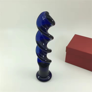 Juguete Sexual de Cristal Azul Grande para Mujeres, Dildo de Cristal Anal para Hombres, Gran Venta 2026 - Product Image 5