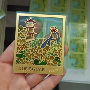 Nouveau marque-page en métal émaillé semi-transparent, design personnalisé, en laiton ajouré, souvenir, vente chaude - Product Image 5