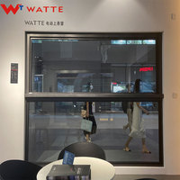Fenêtres à auvent en verre et aluminium au design moderne Nouvelles fenêtres électriques à ventilation pour balcon à ouverture horizontale