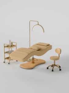 Table de beauté à dossier réglable pour les soins des cils et la massothérapie - Product Image 3