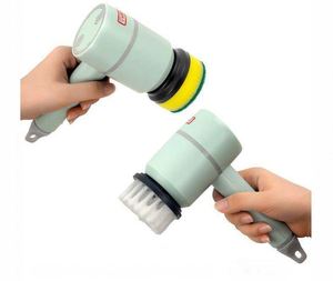 Kit de brosse de nettoyage électrique rotative sans fil rechargeable pour voiture - Product Image 1