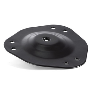 Plaque de fixation pour pied Vigo. Acier. Noir. Diamètre 60-80 mm. Filetage M8 - Product Image 1