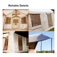 Tente gonflable d'extérieur pour le glamping et le camping, en tissu Oxford, pour événements, 12 personnes ㎡   Dix tentes gonflables de grande taille et de haute qualité