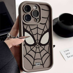 Vendita calda custodia per telefono con Design a maschera Spider-Man per iPhone 14 15 16 Pro Max Cover in TPU antiurto - Product Image 4