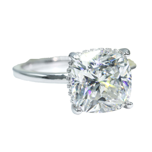 OAHLAN 3CT 925 Sterling <b>Silver</b> Romantic Engagement <b>Rings</b> Radiant Cut <b>Solitaire</b> Cubic Zirconia CZ Promise Wedding Gift Party - Product Image 1