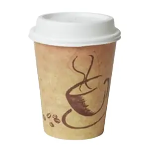 来自中国供应商的咖啡一次性带盖纸杯热可生物降解派对