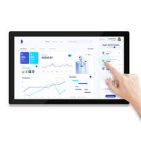 Écran tactile 32 pouces PCAP, tablette tactile avec Android 15/Windows 11/Linux OS, montage mural, disponible en 43 à 65 pouces