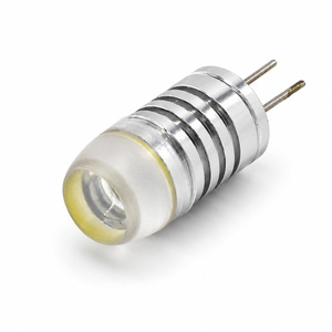 Bombilla LED G4 COB DC12V con disipador de calor de aluminio, lente de PC, reemplazo de halógeno, LED G4 para uso residencial en interiores. - Product Image 4