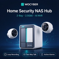 포켓 사이즈 개인 클라우드 NAS 1베이 네트워크 연결 스토리지 엣지 AI 사진 백업 스마트 홈 미디어 서버