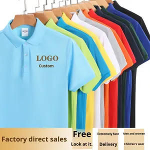 Baumwoll-Kurzarm-Poloshirts mit Kragen, Hochsichtbare Arbeitskleidung, Maßgefertigte Fabrikuniformen, Werbe-Shirts - Product Image 1
