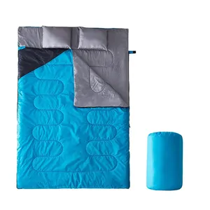 High quality Best Seller Customized multifunctional 3 Seasons Waterproof Adults 2 People sleeping bag double