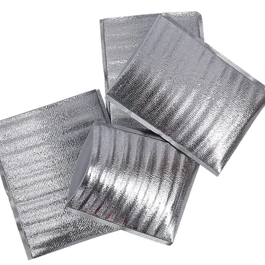 Tas Insulasi Busa EPE Aluminium Foil Ukuran Khusus untuk Pengiriman Tas Insulasi Busa EPE Aluminium Foil Menjaga Makanan Tetap Dingin 3MM 2MM