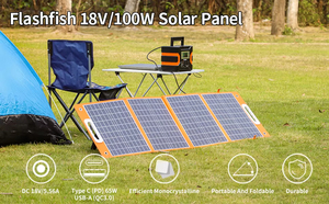 Panel solar portátil ETFE PET 100W 18V plegable 100 vatios maleta ligera impermeable <span class=keywords><strong>paneles</strong></span> <span class=keywords><strong>solares</strong></span> para acampar - Product Image 6