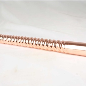 Tuyau de <span class=keywords><strong>cuivre</strong></span> droit pour climatiseur, pour système HVAC, bobine de réfrigération haute pureté, longueur et diamètre personnalisables - Product Image 5