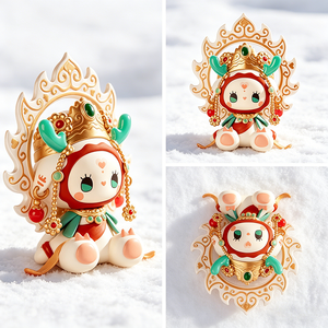 Figura Decorativa Tradicional Chibi, Adorno Retro de Diseño, Juguete Artístico de Moda, Muñeca Coleccionable, Decoración para el Hogar, Regalo - Product Image 5
