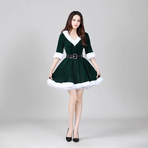 Disfraz de Papá Noel para Navidad, vestido de tul rojo para fiesta temática navideña. - Product Image 4