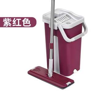 Mopa de Limpieza de Microfibra Fácil de Limpiar, con Sistema de Separación de Agua Limpia y Sucia, con Cubeta de Manos Libres - Product Image 3