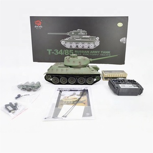 Henglong 3909-1 PRO <span class=keywords><strong>Tanque</strong></span> de Combate Militar RC <span class=keywords><strong>T</strong></span>-<span class=keywords><strong>34</strong></span>/85 de la Unión Soviética, 2.4Ghz, con Sonido de Humo, Disparo de BB, Control Remoto, Modelo de <span class=keywords><strong>Tanque</strong></span> - Product Image 6