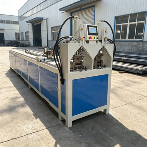 Machine <span class=keywords><strong>de</strong></span> <span class=keywords><strong>d</strong></span>écoupe <span class=keywords><strong>d</strong></span>'angles hydraulique automatique <span class=keywords><strong>de</strong></span> haute qualité, machine à chanfreiner les tubes carrés en fer, poinçonneuse en V pour tubes carrés - Product Image 4