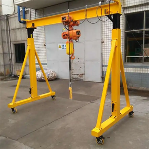 Bengkel seluler 1 2 3 5 8 10 Ton Lift listrik Portal Mini perjalanan bingkai kecil portabel Hoist Gantry <span class=keywords><strong>Crane</strong></span> dengan roda - Product Image 6