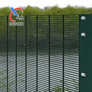 CHINA Manufacturer High Security Welded Wire Mesh Panels Powder Coated 358 Anti Climb Fence